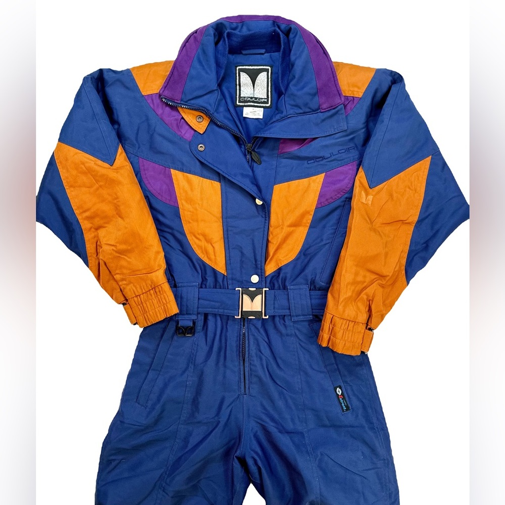 ❗️VINTAGE❗️80’s Belted Ski Suit